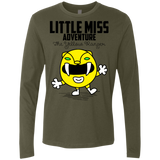 T-Shirts Military Green / Small Little Miss Adventure Men's Premium Long Sleeve