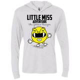 T-Shirts Heather White / X-Small Little Miss Adventure Triblend Long Sleeve Hoodie Tee