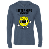 T-Shirts Indigo / X-Small Little Miss Adventure Triblend Long Sleeve Hoodie Tee