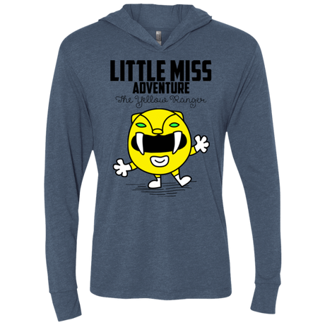 T-Shirts Indigo / X-Small Little Miss Adventure Triblend Long Sleeve Hoodie Tee