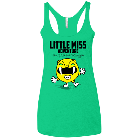 T-Shirts Envy / X-Small Little Miss Adventure Women's Triblend Racerback Tank
