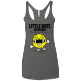 T-Shirts Premium Heather / X-Small Little Miss Adventure Women's Triblend Racerback Tank
