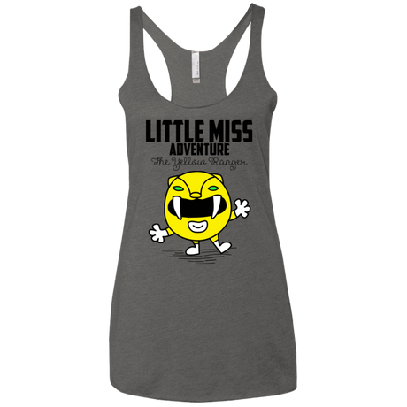 T-Shirts Premium Heather / X-Small Little Miss Adventure Women's Triblend Racerback Tank