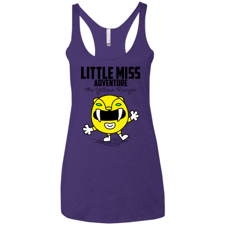 T-Shirts Purple / X-Small Little Miss Adventure Women's Triblend Racerback Tank