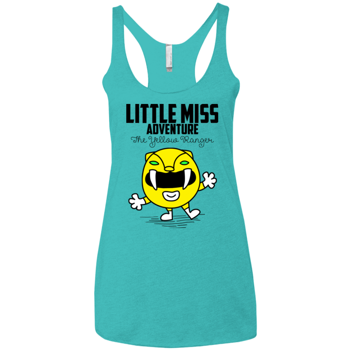 T-Shirts Tahiti Blue / X-Small Little Miss Adventure Women's Triblend Racerback Tank