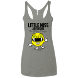 T-Shirts Venetian Grey / X-Small Little Miss Adventure Women's Triblend Racerback Tank