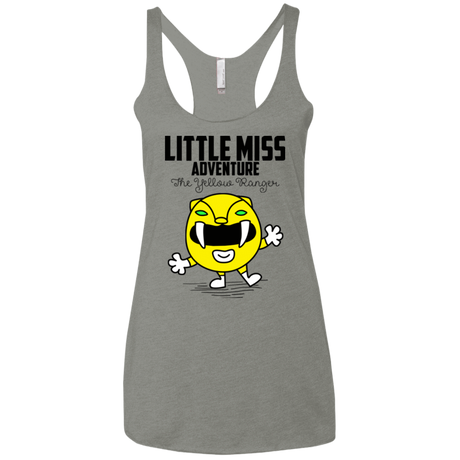 T-Shirts Venetian Grey / X-Small Little Miss Adventure Women's Triblend Racerback Tank