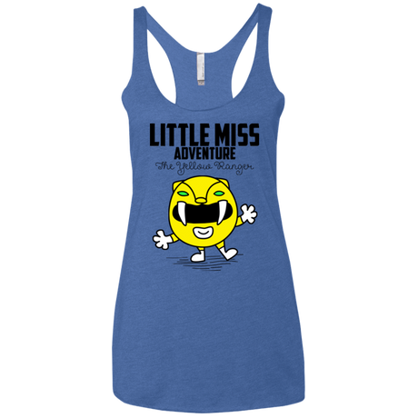T-Shirts Vintage Royal / X-Small Little Miss Adventure Women's Triblend Racerback Tank
