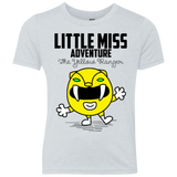 T-Shirts Heather White / YXS Little Miss Adventure Youth Triblend T-Shirt