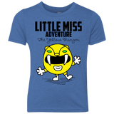 T-Shirts Vintage Royal / YXS Little Miss Adventure Youth Triblend T-Shirt
