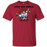 T-Shirts Cardinal / S Little Miss Chun Li T-Shirt