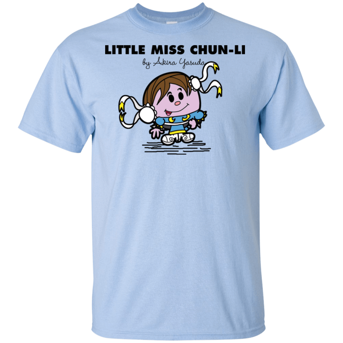 T-Shirts Light Blue / S Little Miss Chun Li T-Shirt