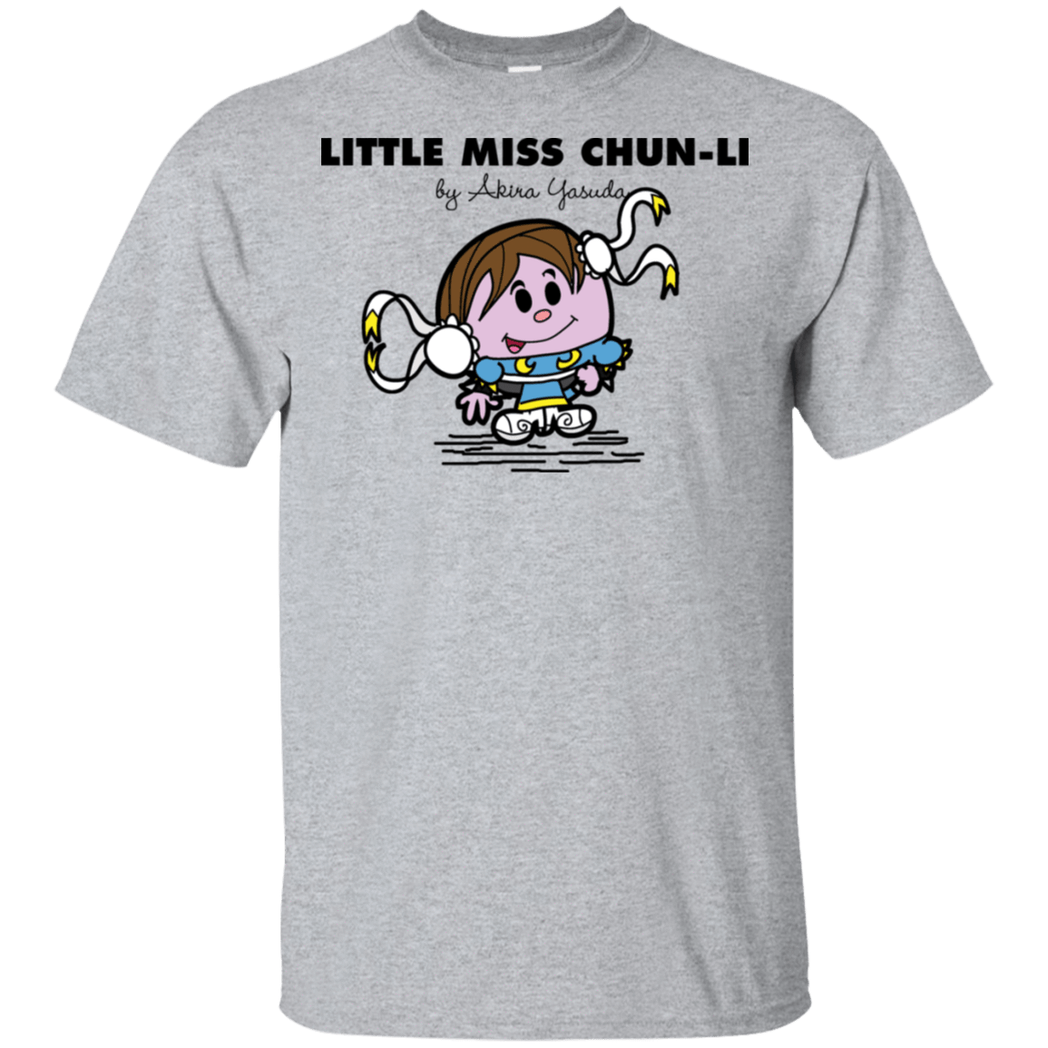 T-Shirts Sport Grey / S Little Miss Chun Li T-Shirt