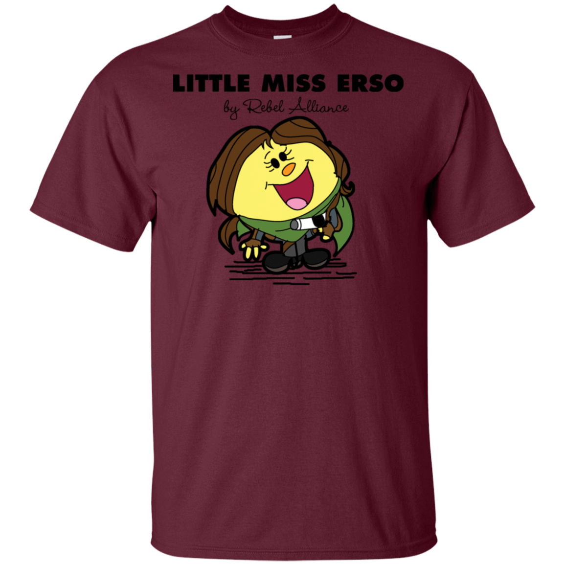 T-Shirts Maroon / S Little Miss Erso T-Shirt