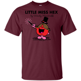 T-Shirts Maroon / S Little Miss Hex T-Shirt