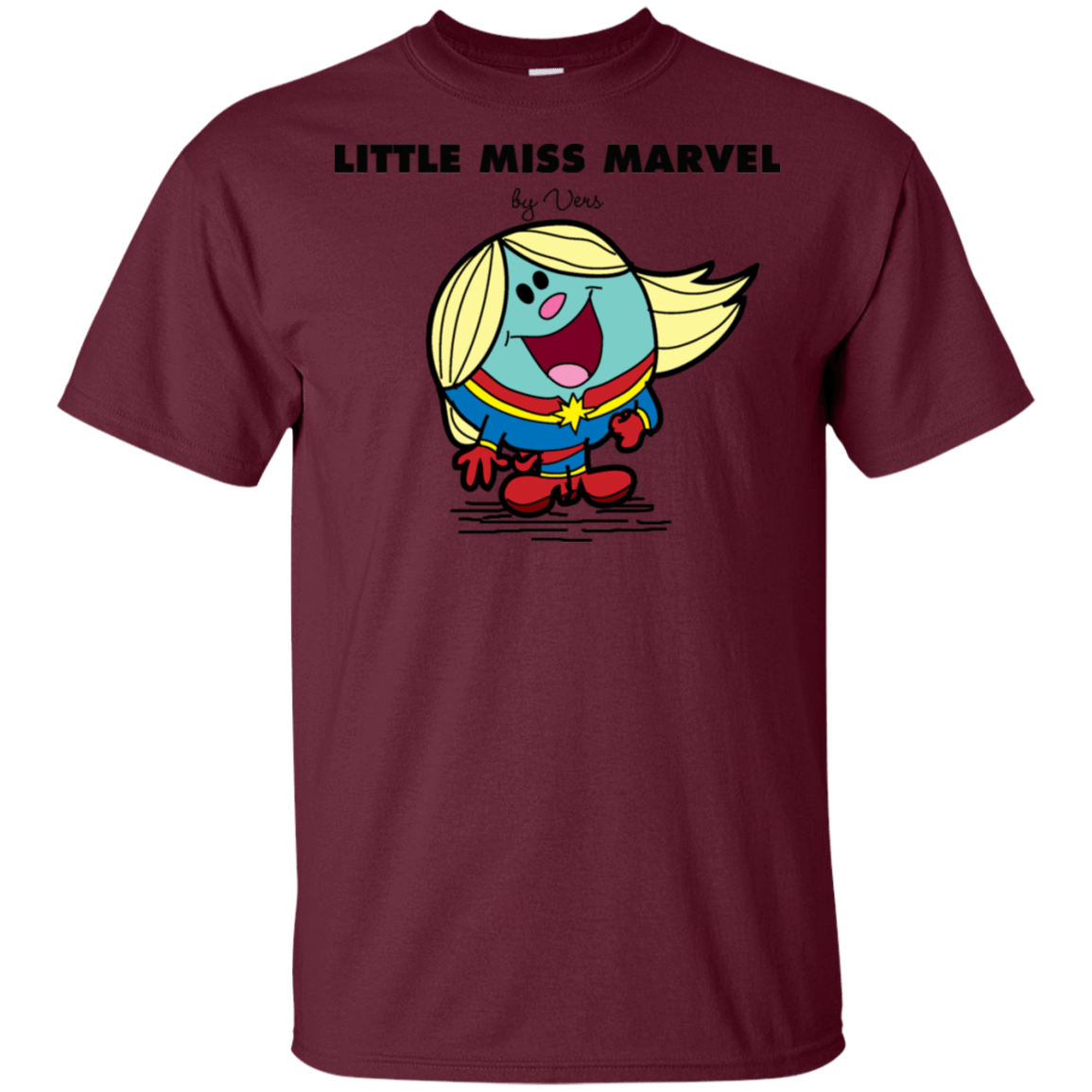 T-Shirts Maroon / S Little Miss Marvel T-Shirt