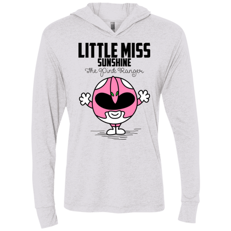T-Shirts Heather White / X-Small Little Miss Sunshine Triblend Long Sleeve Hoodie Tee