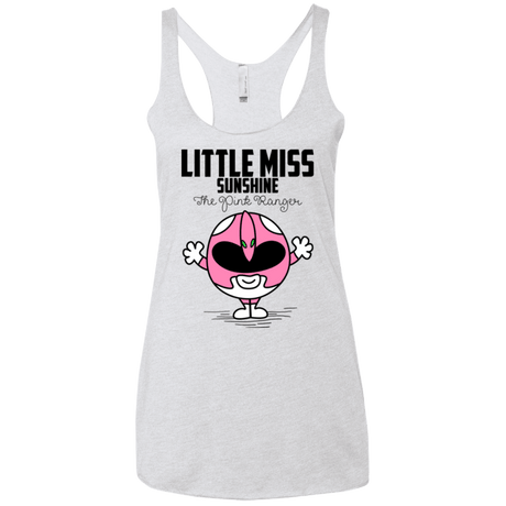 T-Shirts Heather White / X-Small Little Miss Sunshine Women's Triblend Racerback Tank