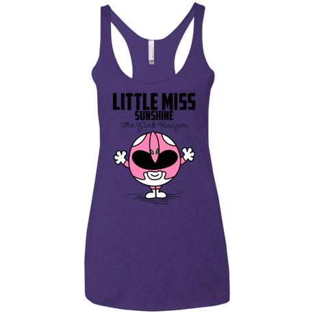 T-Shirts Purple / X-Small Little Miss Sunshine Women's Triblend Racerback Tank
