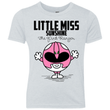 T-Shirts Heather White / YXS Little Miss Sunshine Youth Triblend T-Shirt
