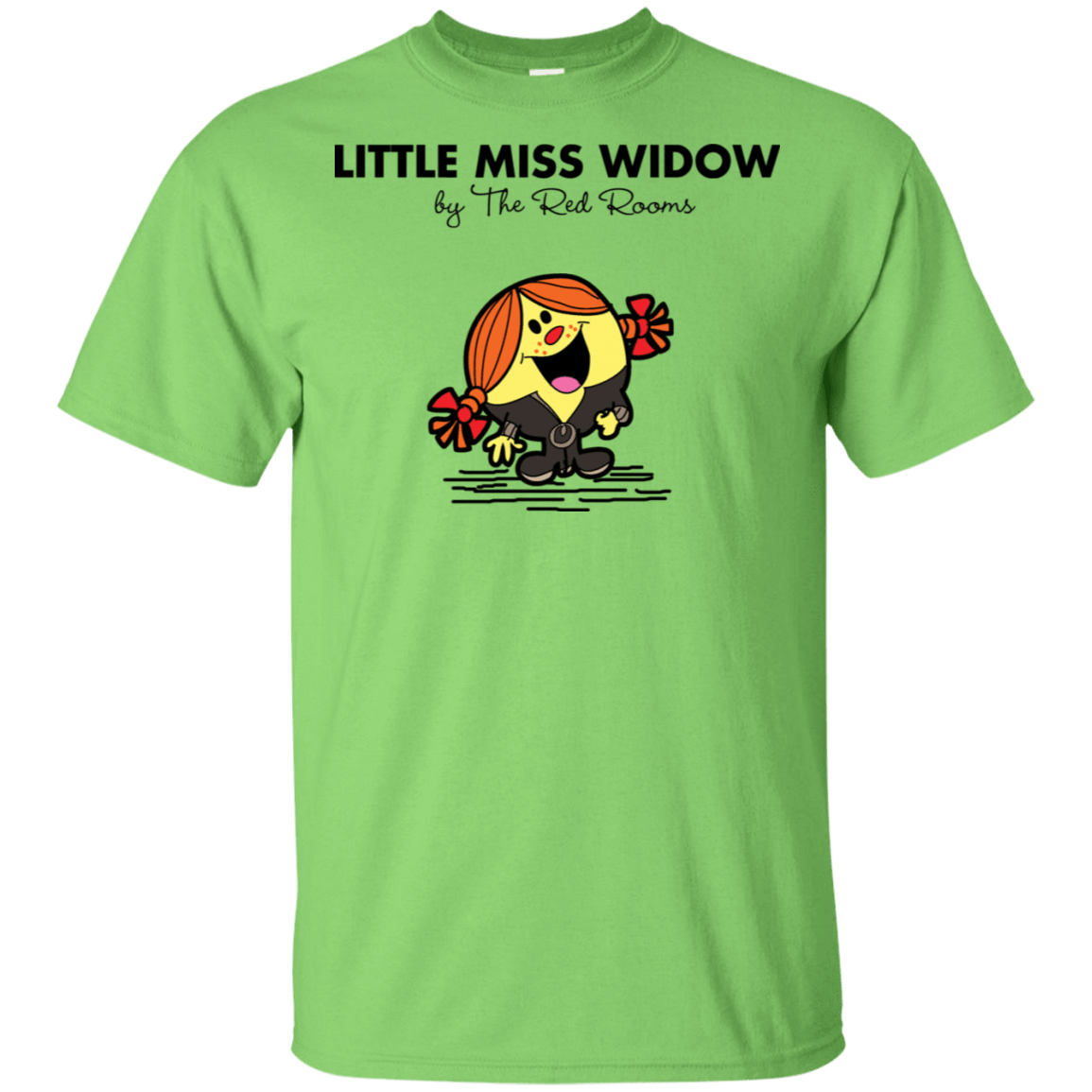 T-Shirts Lime / S Little Miss Widow T-Shirt