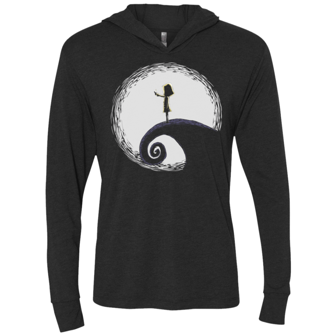 T-Shirts Vintage Black / X-Small Little Nightmare Triblend Long Sleeve Hoodie Tee