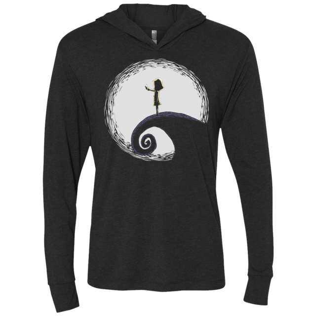 T-Shirts Vintage Black / X-Small Little Nightmare Triblend Long Sleeve Hoodie Tee