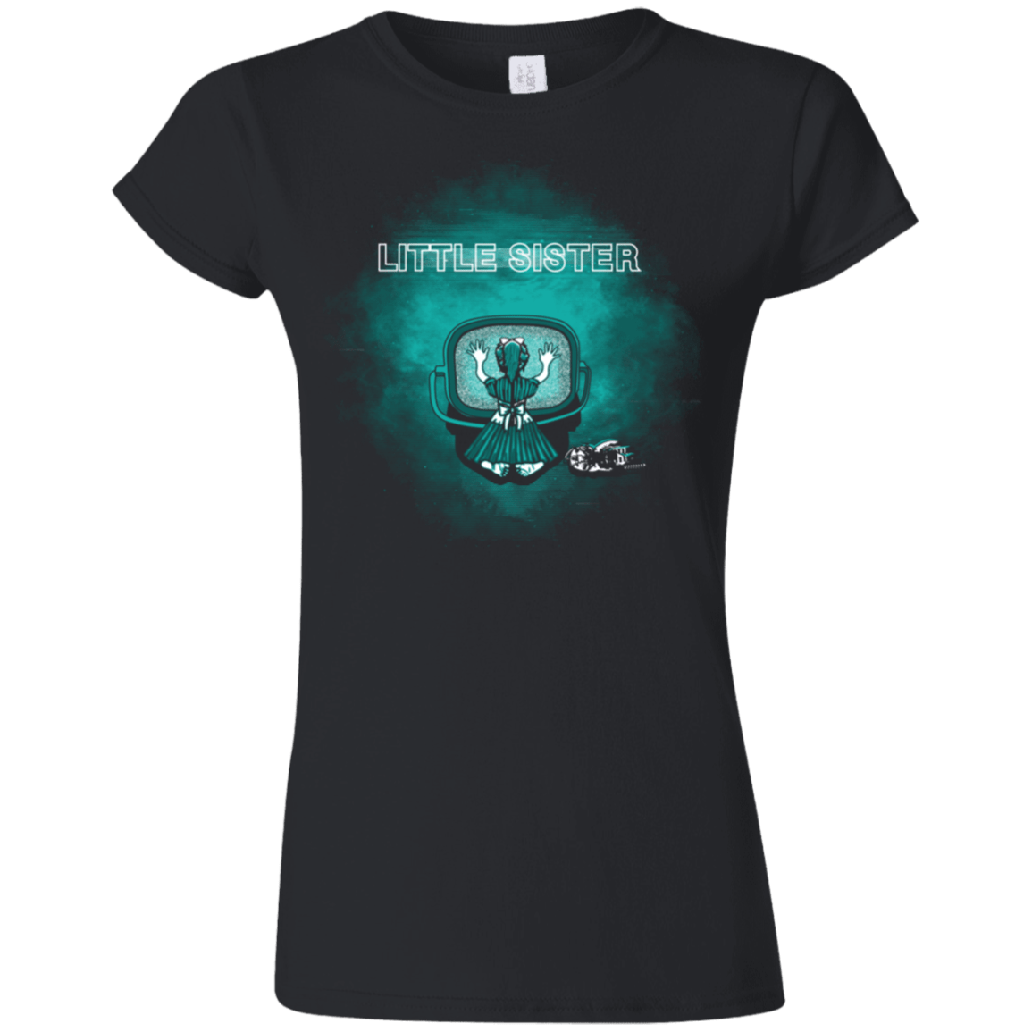 T-Shirts Black / S Little Sister Junior Slimmer-Fit T-Shirt