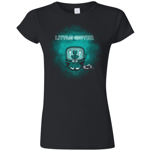 T-Shirts Black / S Little Sister Junior Slimmer-Fit T-Shirt