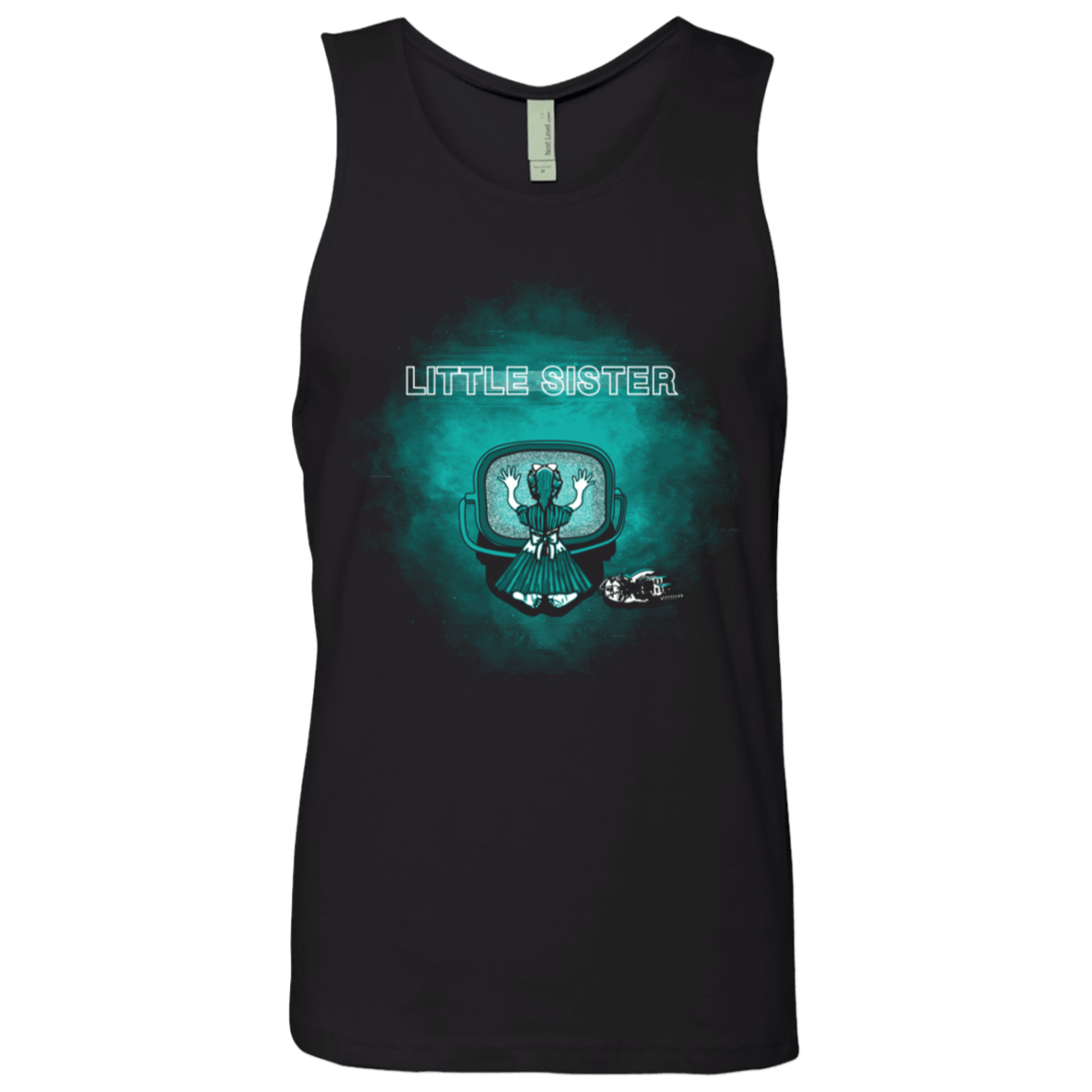 T-Shirts Black / S Little Sister Men's Premium Tank Top