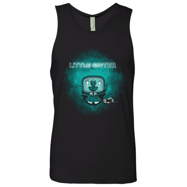 T-Shirts Black / S Little Sister Men's Premium Tank Top