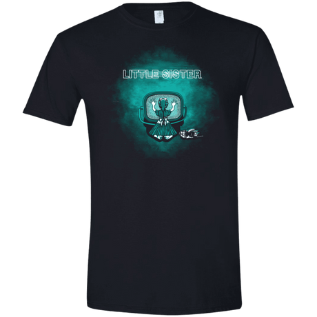 T-Shirts Black / X-Small Little Sister Men's Semi-Fitted Softstyle