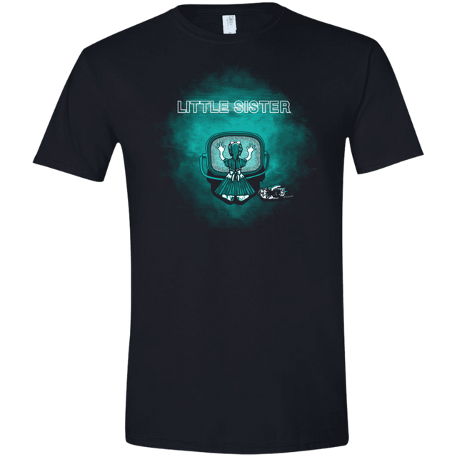 T-Shirts Black / X-Small Little Sister Men's Semi-Fitted Softstyle