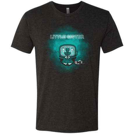 T-Shirts Vintage Black / S Little Sister Men's Triblend T-Shirt
