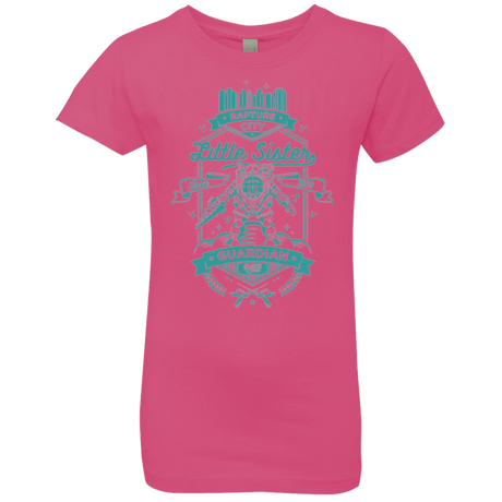 T-Shirts Hot Pink / YXS Little Sister Protector Girls Premium T-Shirt