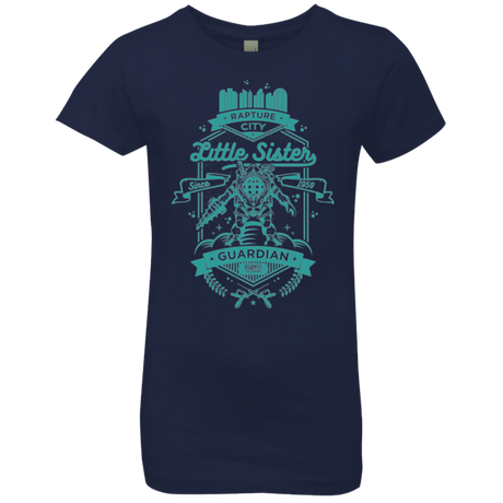T-Shirts Midnight Navy / YXS Little Sister Protector Girls Premium T-Shirt