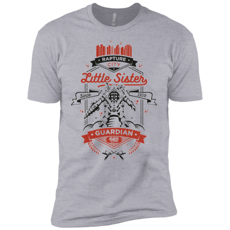 T-Shirts Heather Grey / YXS Little Sister Protector V2 Boys Premium T-Shirt
