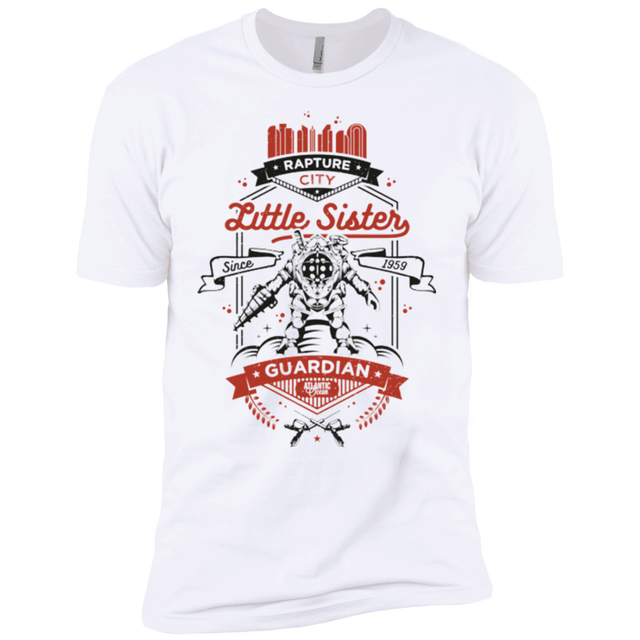 T-Shirts White / YXS Little Sister Protector V2 Boys Premium T-Shirt