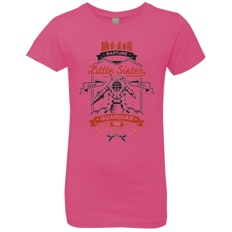 T-Shirts Hot Pink / YXS Little Sister Protector V2 Girls Premium T-Shirt