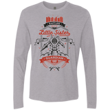 T-Shirts Heather Grey / Small Little Sister Protector V2 Men's Premium Long Sleeve