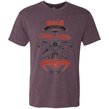 T-Shirts Vintage Purple / Small Little Sister Protector V2 Men's Triblend T-Shirt