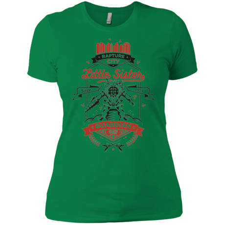 T-Shirts Kelly Green / X-Small Little Sister Protector V2 Women's Premium T-Shirt