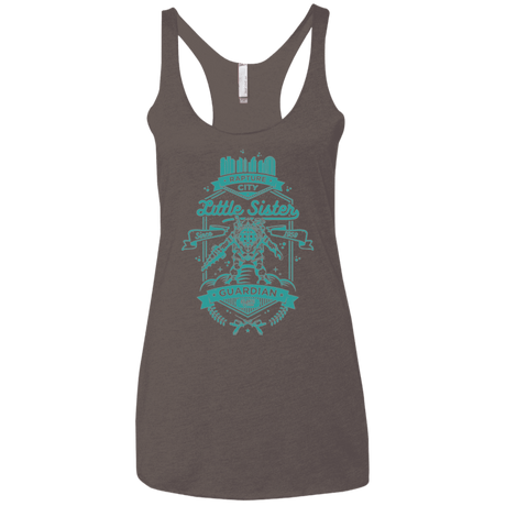 T-Shirts Macchiato / X-Small Little Sister Protector Women's Triblend Racerback Tank
