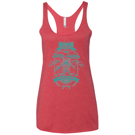 T-Shirts Vintage Red / X-Small Little Sister Protector Women's Triblend Racerback Tank
