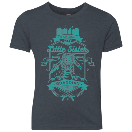 T-Shirts Vintage Navy / YXS Little Sister Protector Youth Triblend T-Shirt