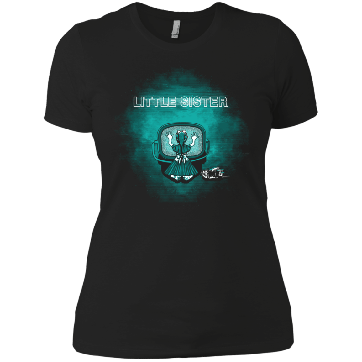 T-Shirts Black / X-Small Little Sister Women's Premium T-Shirt