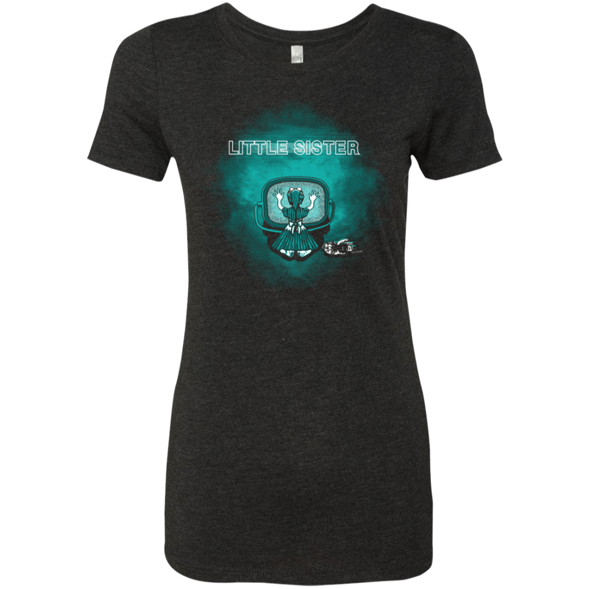 T-Shirts Vintage Black / S Little Sister Women's Triblend T-Shirt