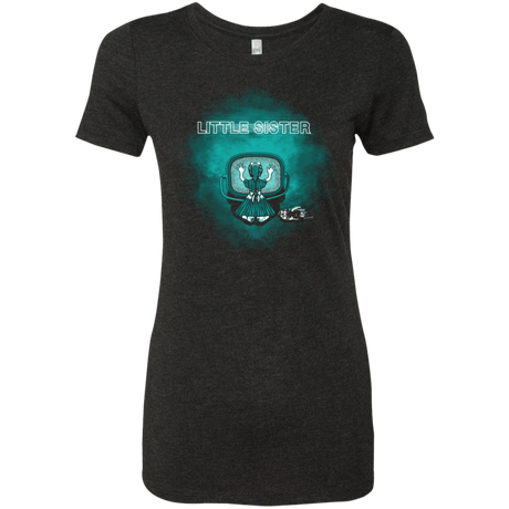 T-Shirts Vintage Black / S Little Sister Women's Triblend T-Shirt