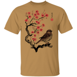 T-Shirts Old Gold / S Little Sparrow sumi-e T-Shirt