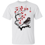T-Shirts White / S Little Sparrow sumi-e T-Shirt